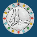Mom, You Make Every Christmas Magical - Family Personalized Custom 3D Inflated Effect Printed Ornament - Ceramic Round Shaped - Christmas Gift For Mom, Grandma