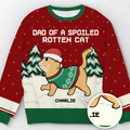 Santa Claws Is Coming To Town - Cat Personalized Custom Ugly Sweatshirt - Unisex Wool Jumper - Christmas Gift For Pet Owners, Pet Lovers
