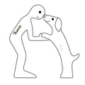 I Like Dogs - Dog Personalized Custom Shaped Wooden Art Puzzle - Wooden Pet Carvings, Wood Sculpture Table Ornaments, Carved Wood Decor - Gift For Pet Owners, Pet Lovers