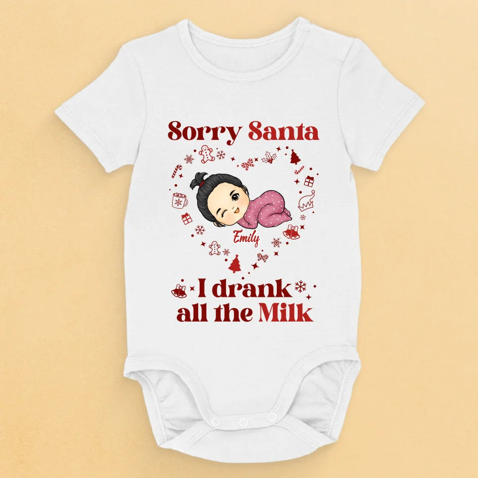 Your First Christmas Is A Gift We’ll Cherish Forever - Family Personalized Custom Baby Onesie - Christmas Gift For Baby Kids, Newborn Baby