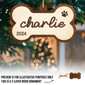 This Ornament Captures The Spirit Of Togetherness With Pets - Dog & Cat Personalized Custom Shaped 2 Layered Wood Christmas Ornament - Christmas Gift For Pet Owners, Pet Lovers