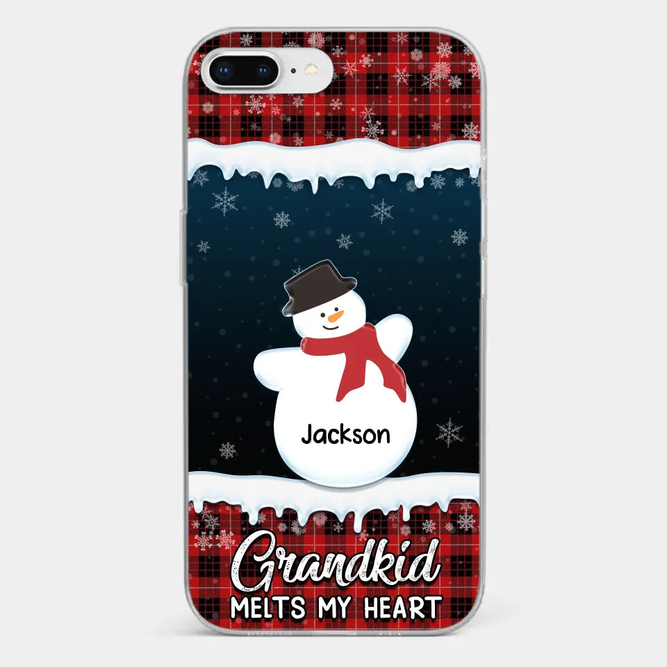 A Special Way To Keep Family Memories Close Every Day - Family Personalized Custom Clear Phone Case - Christmas Gift For Grandma