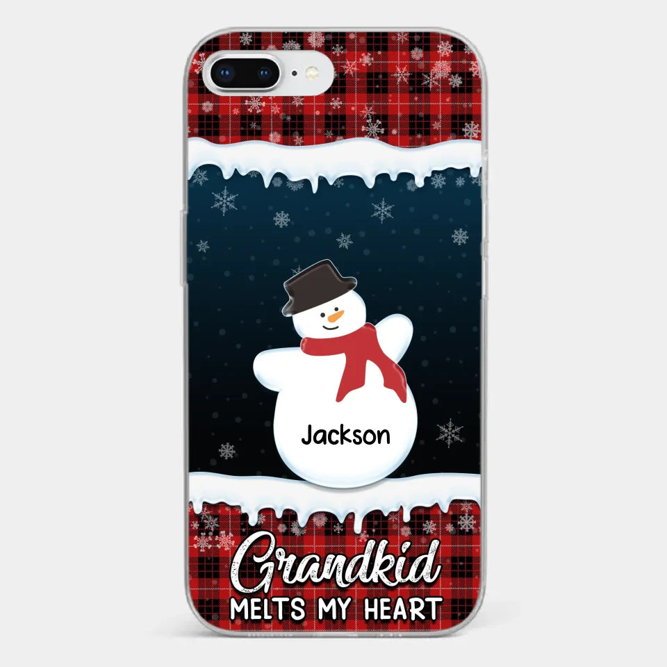 A Special Way To Keep Family Memories Close Every Day - Family Personalized Custom Clear Phone Case - Christmas Gift For Grandma