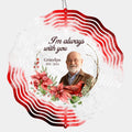 Custom Photo Not A Day Goes By That You Are Not Missed - Memorial Personalized Custom Wind Spinner - Sympathy Gift For Family Members
