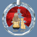 Feline Jolly This Christmas! - Dog Personalized Custom Circle Glass Ornament - Christmas Gift For Pet Owners, Pet Lovers