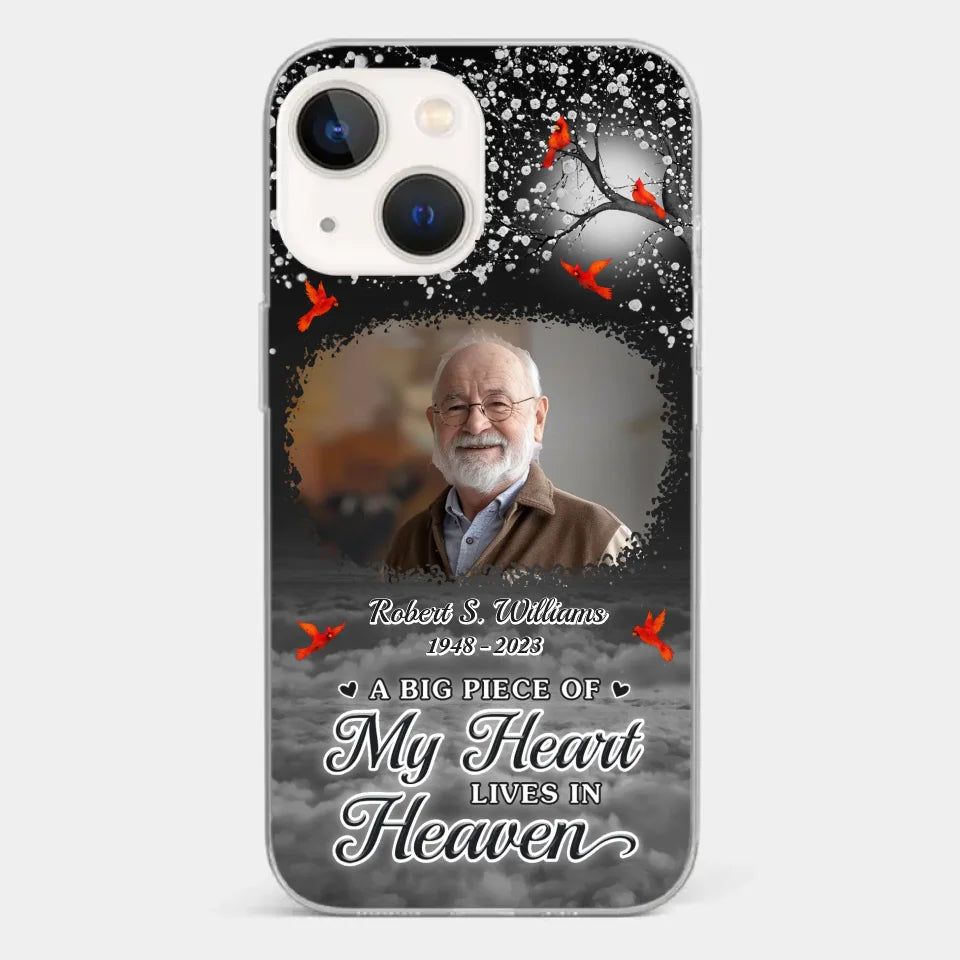 Custom Photo Your Love Will Always Be Here - Memorial Personalized Custom Clear Phone Case - Sympathy Gift For Family Members