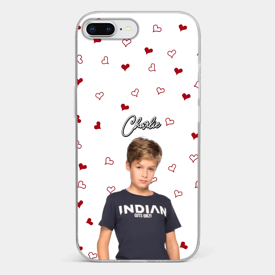 Custom Photo Love You So Much - Family Personalized Custom Clear Phone Case - Gift For Mom, Grandma