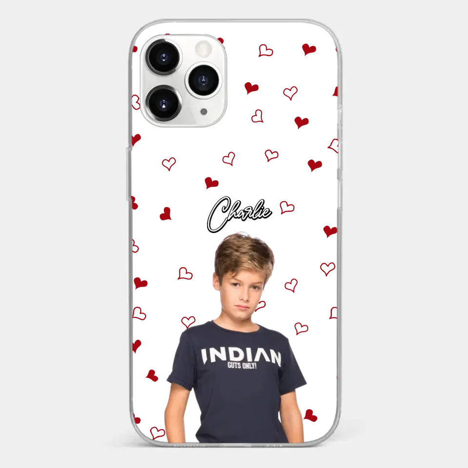 Custom Photo Love You So Much - Family Personalized Custom Clear Phone Case - Gift For Mom, Grandma
