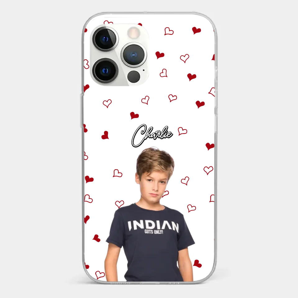 Custom Photo Love You So Much - Family Personalized Custom Clear Phone Case - Gift For Mom, Grandma