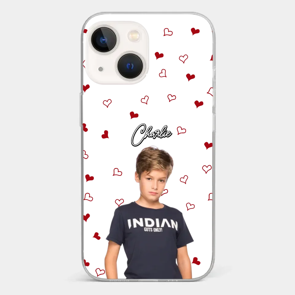 Custom Photo Love You So Much - Family Personalized Custom Clear Phone Case - Gift For Mom, Grandma
