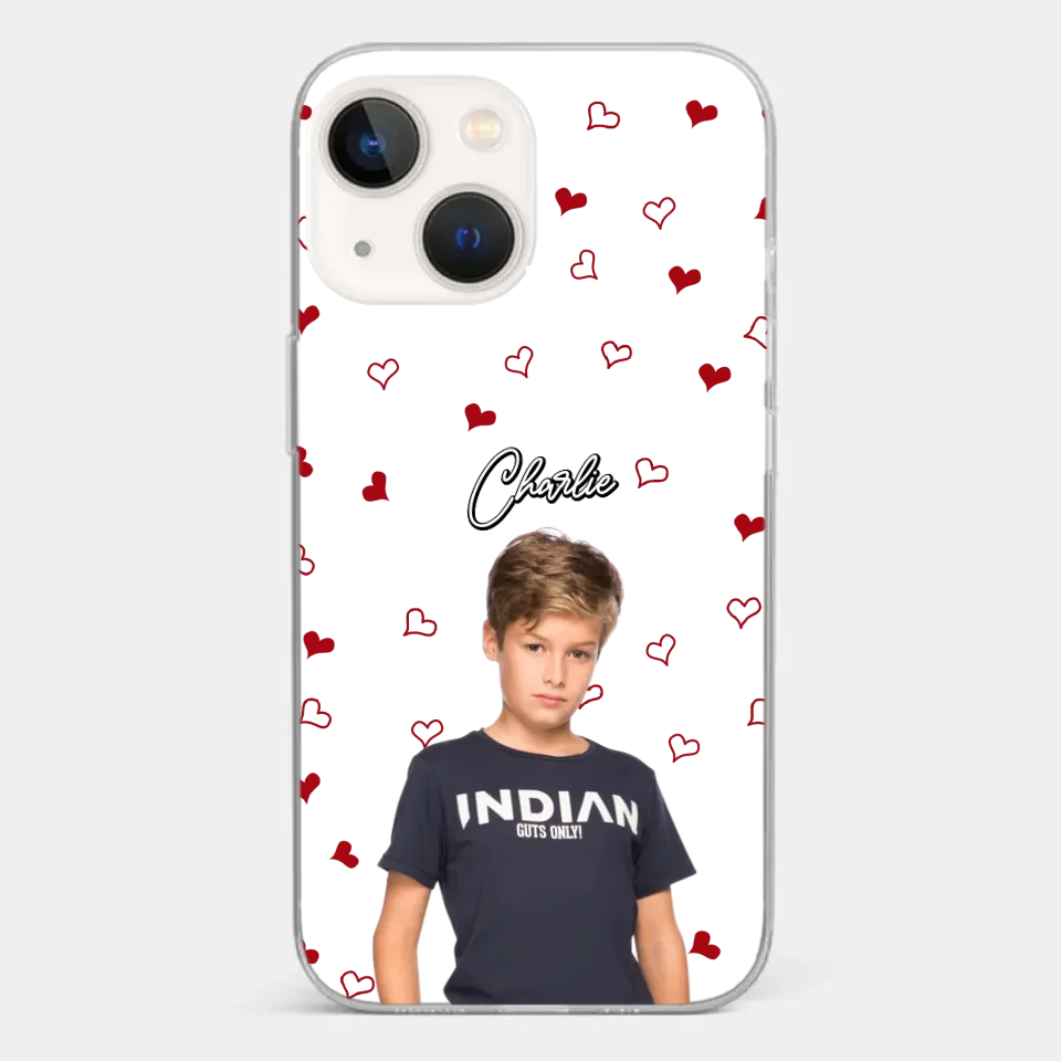 Custom Photo Love You So Much - Family Personalized Custom Clear Phone Case - Gift For Mom, Grandma