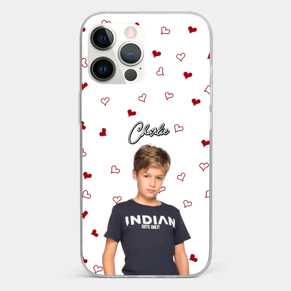 Custom Photo Love You So Much - Family Personalized Custom Clear Phone Case - Gift For Mom, Grandma