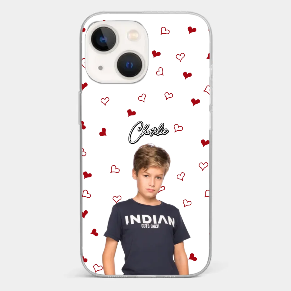 Custom Photo Love You So Much - Family Personalized Custom Clear Phone Case - Gift For Mom, Grandma