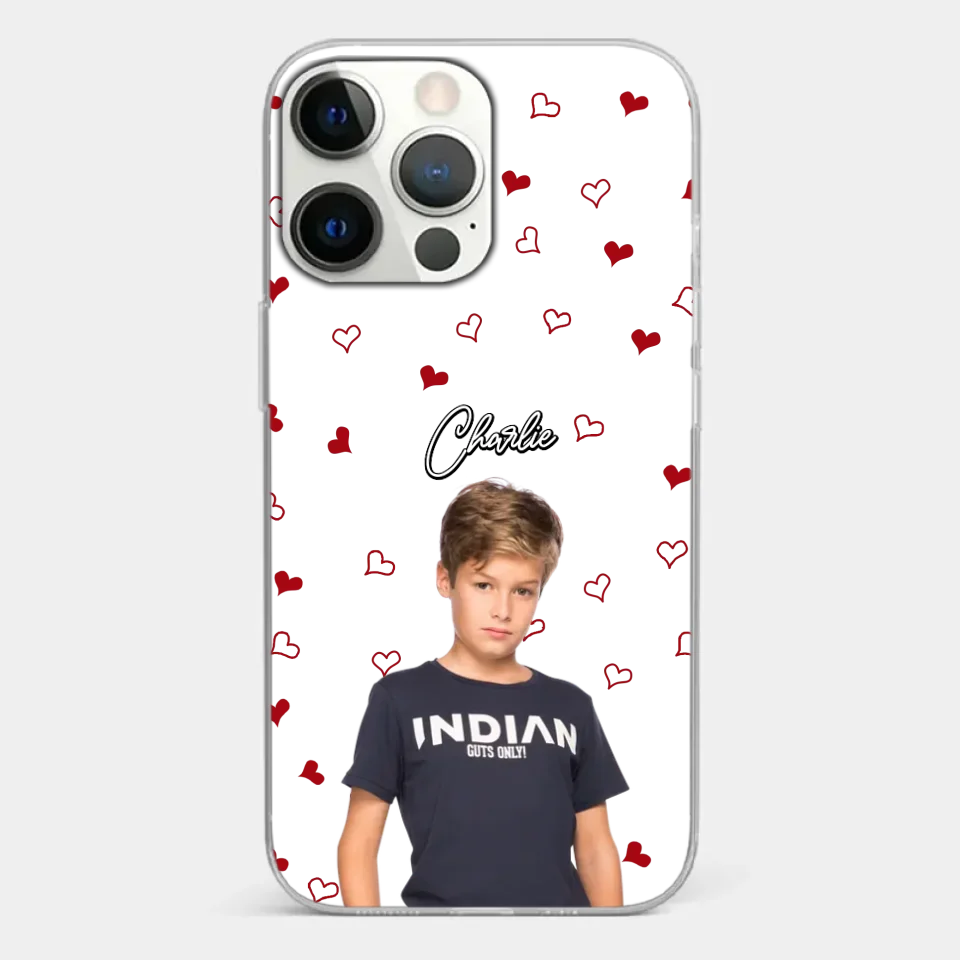 Custom Photo Love You So Much - Family Personalized Custom Clear Phone Case - Gift For Mom, Grandma
