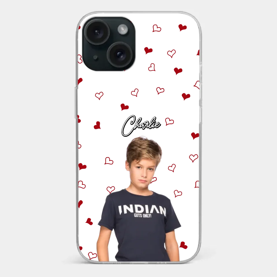 Custom Photo Love You So Much - Family Personalized Custom Clear Phone Case - Gift For Mom, Grandma