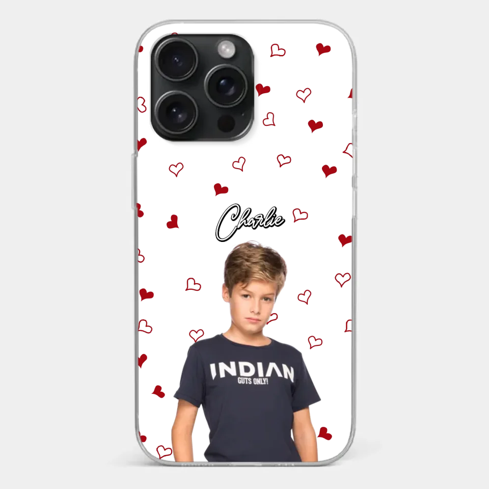 Custom Photo Love You So Much - Family Personalized Custom Clear Phone Case - Gift For Mom, Grandma