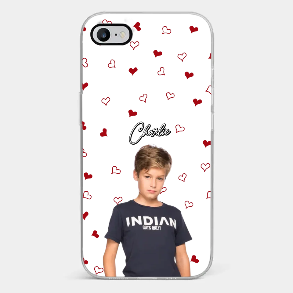 Custom Photo Love You So Much - Family Personalized Custom Clear Phone Case - Gift For Mom, Grandma