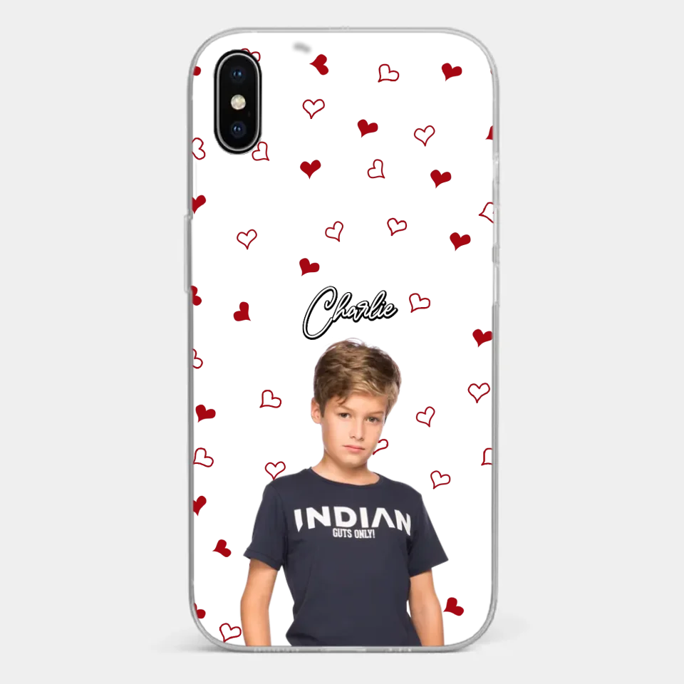 Custom Photo Love You So Much - Family Personalized Custom Clear Phone Case - Gift For Mom, Grandma