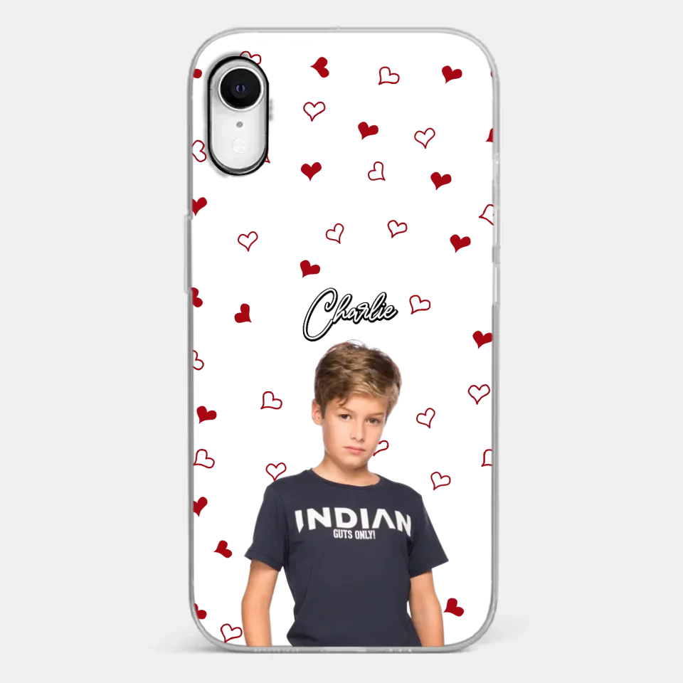 Custom Photo Love You So Much - Family Personalized Custom Clear Phone Case - Gift For Mom, Grandma