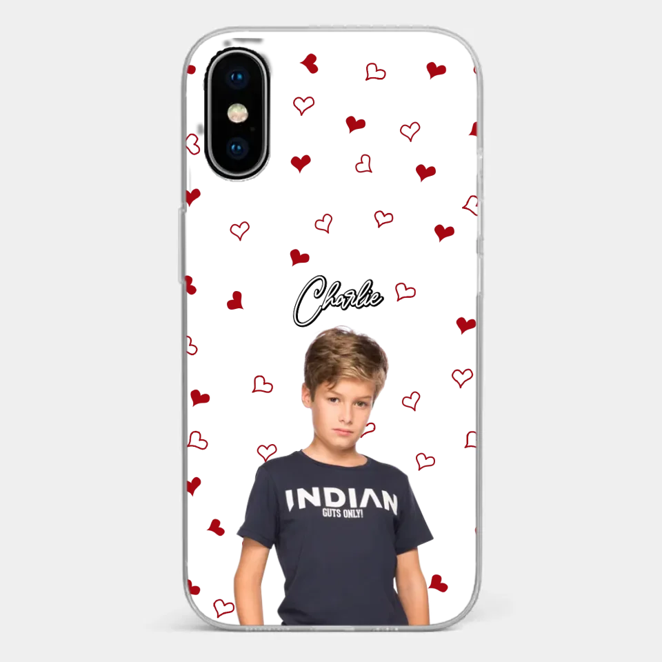 Custom Photo Love You So Much - Family Personalized Custom Clear Phone Case - Gift For Mom, Grandma