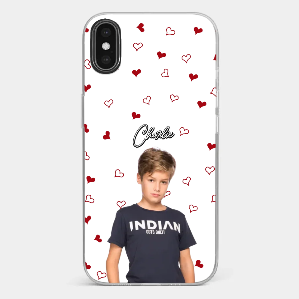 Custom Photo Love You So Much - Family Personalized Custom Clear Phone Case - Gift For Mom, Grandma
