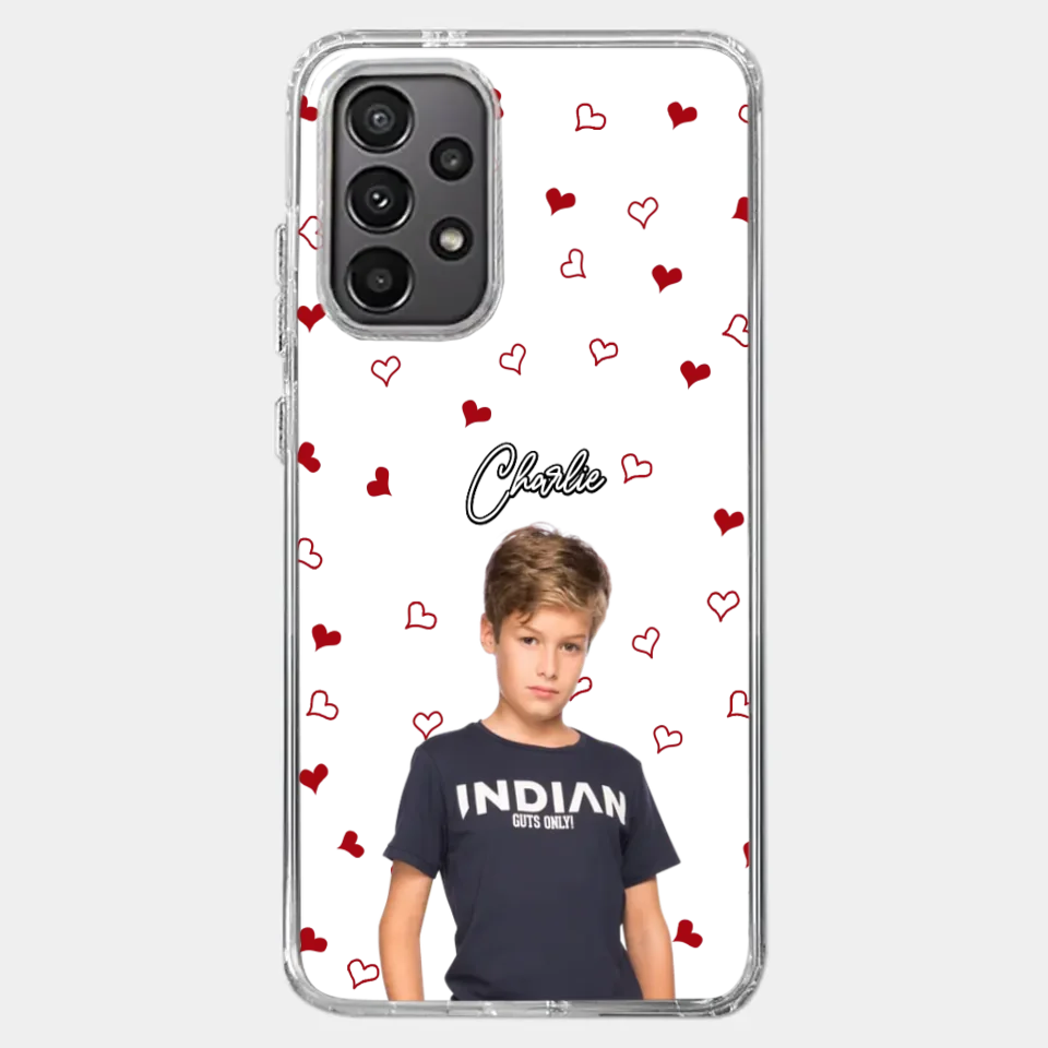 Custom Photo Love You So Much - Family Personalized Custom Clear Phone Case - Gift For Mom, Grandma