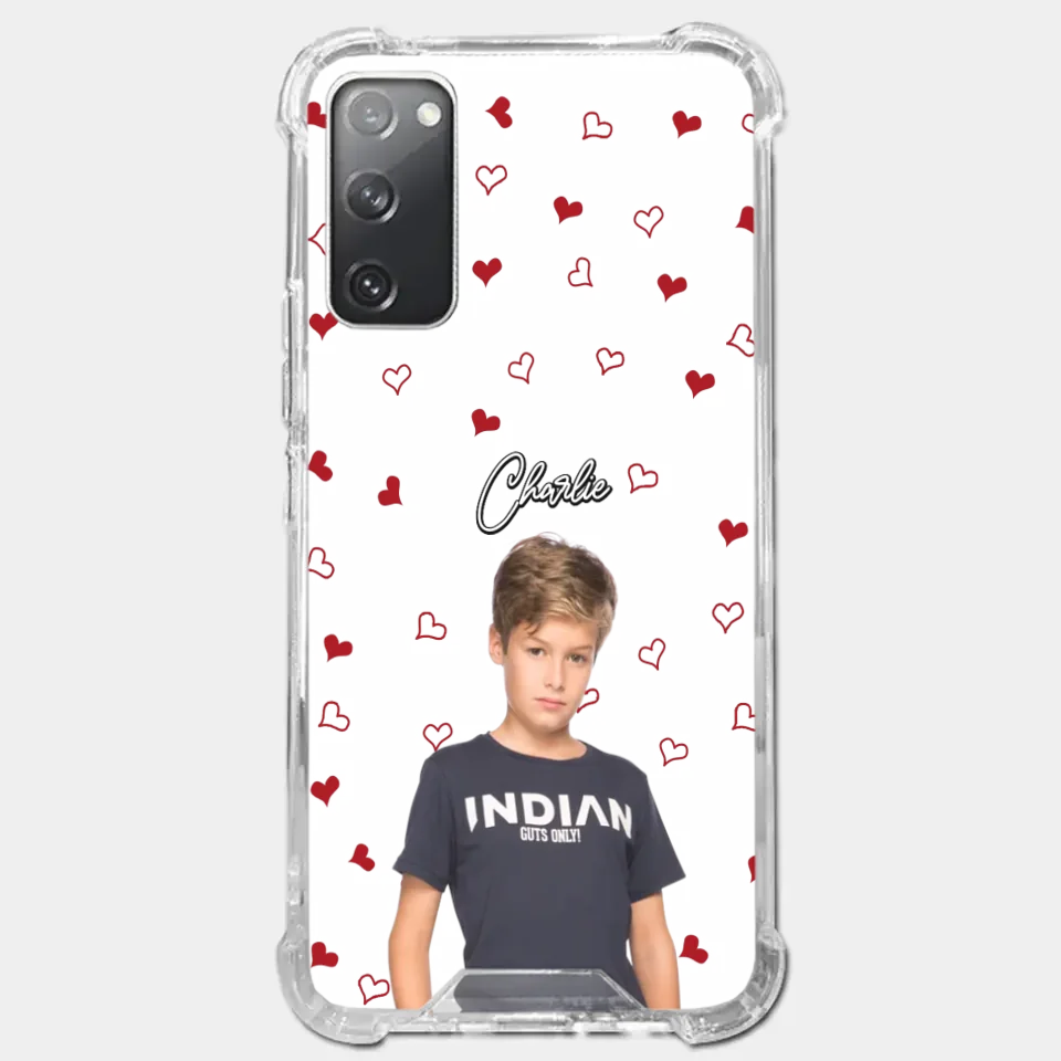 Custom Photo Love You So Much - Family Personalized Custom Clear Phone Case - Gift For Mom, Grandma