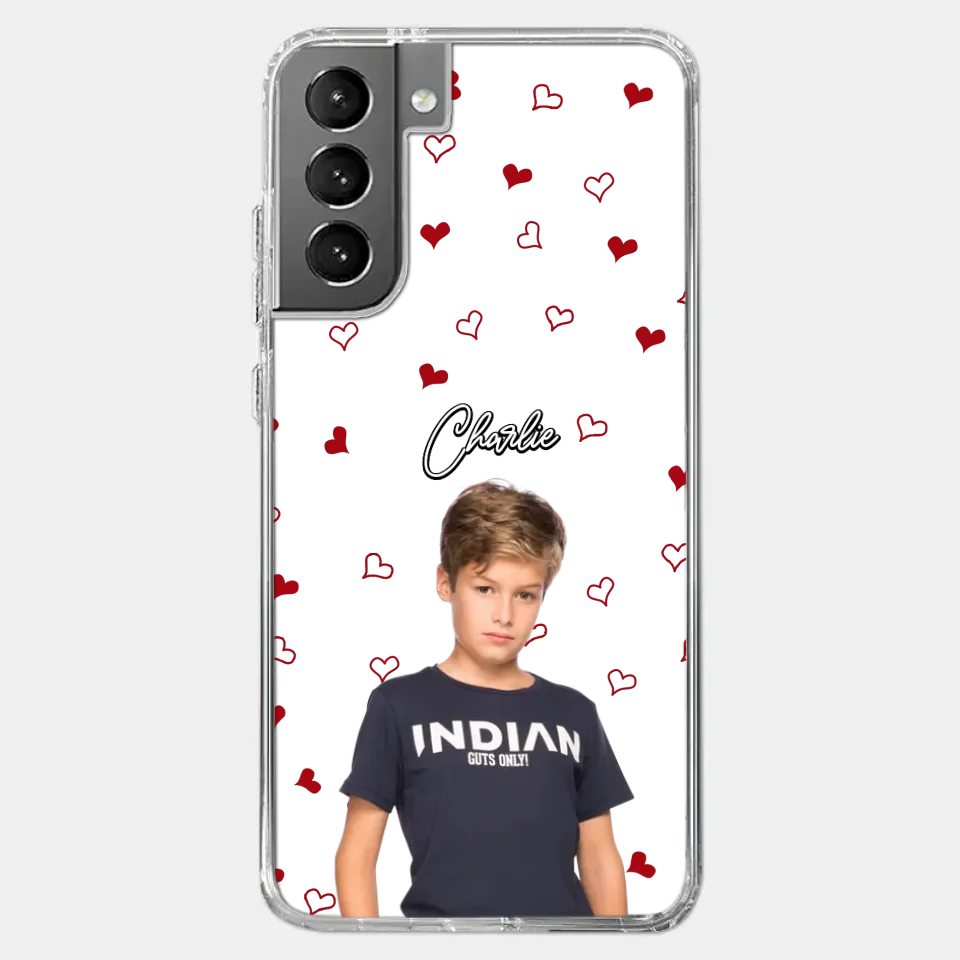 Custom Photo Love You So Much - Family Personalized Custom Clear Phone Case - Gift For Mom, Grandma