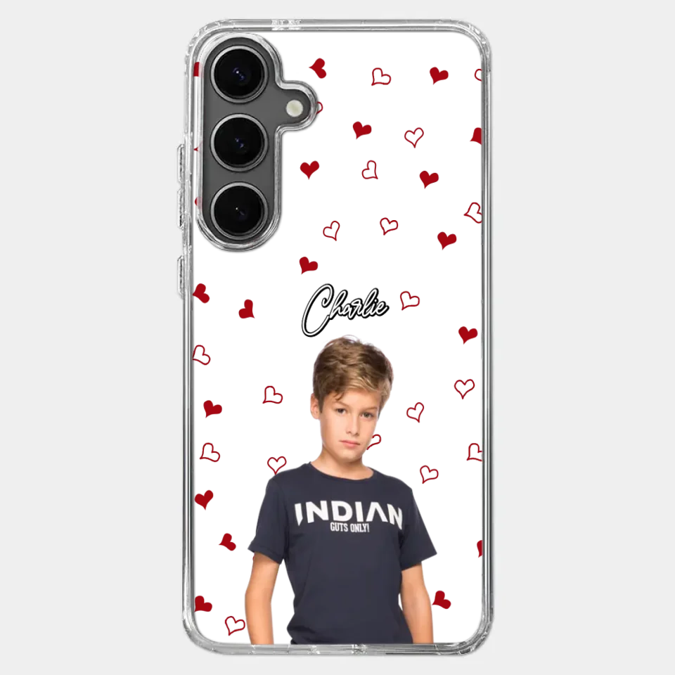 Custom Photo Love You So Much - Family Personalized Custom Clear Phone Case - Gift For Mom, Grandma