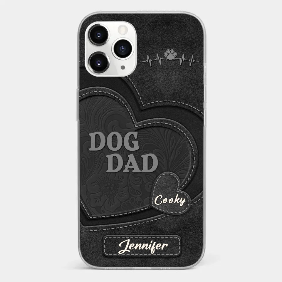 Keep You Forever In My Heart - Dog & Cat Personalized Custom Clear Phone Case - Gift For Pet Owners, Pet Lovers