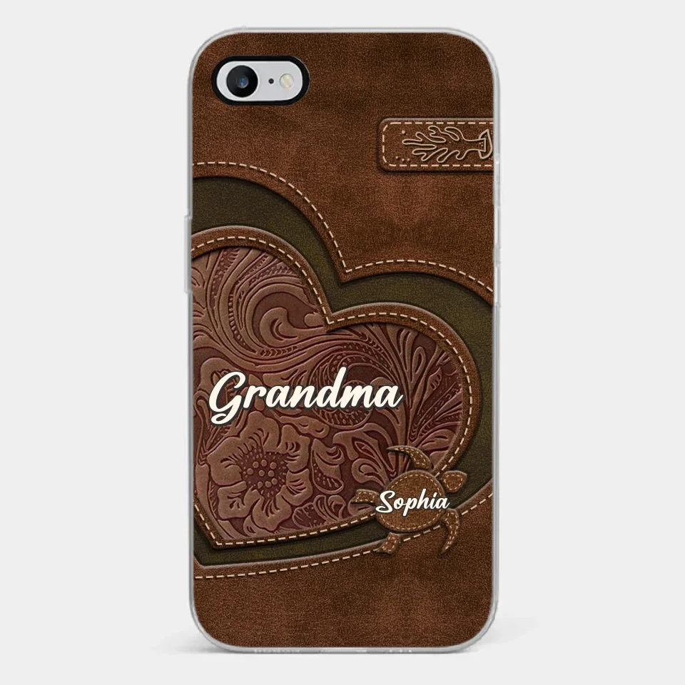 A Mother's Love Endures Through All - Family Personalized Custom Clear Phone Case - Gift For Mom, Grandma