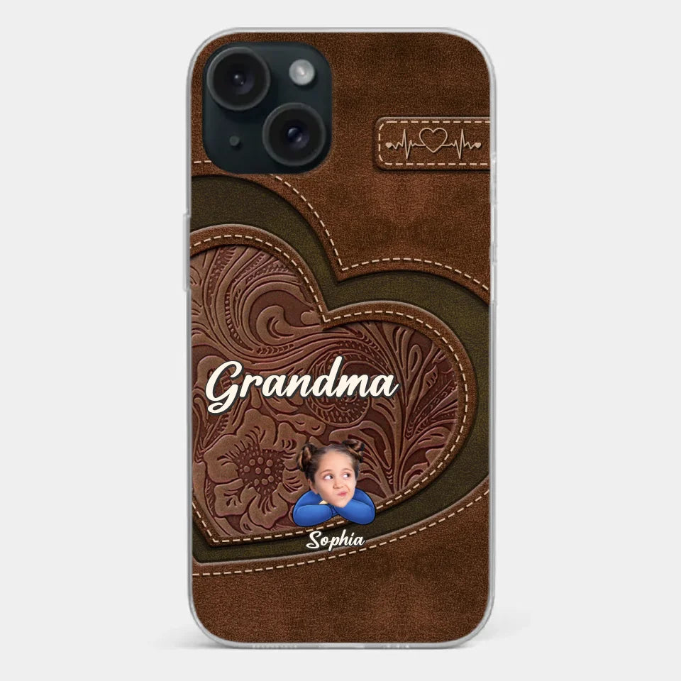 Custom Photo My Favorite People Call Me Grandma - Family Personalized Custom Clear Phone Case - Gift For Mom, Grandma