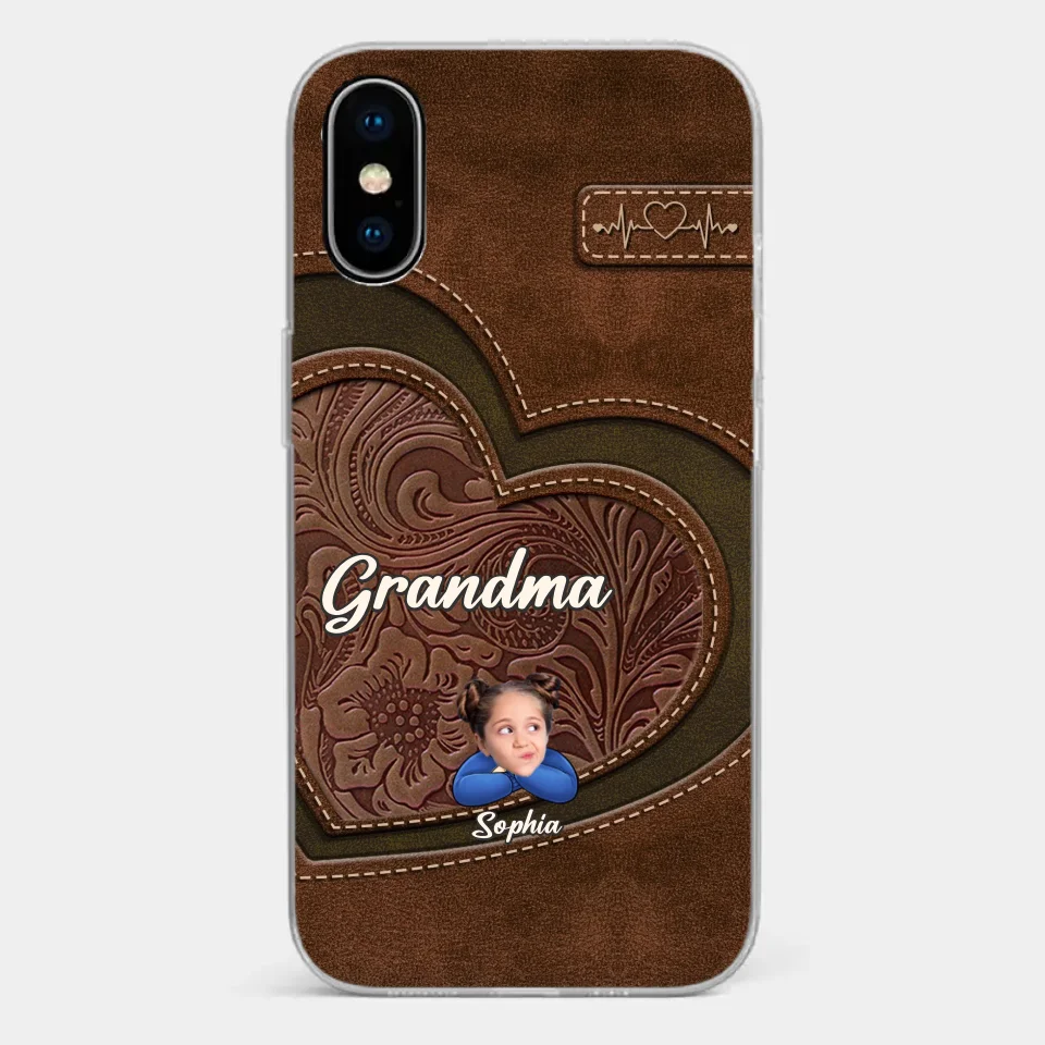 Custom Photo My Favorite People Call Me Grandma - Family Personalized Custom Clear Phone Case - Gift For Mom, Grandma