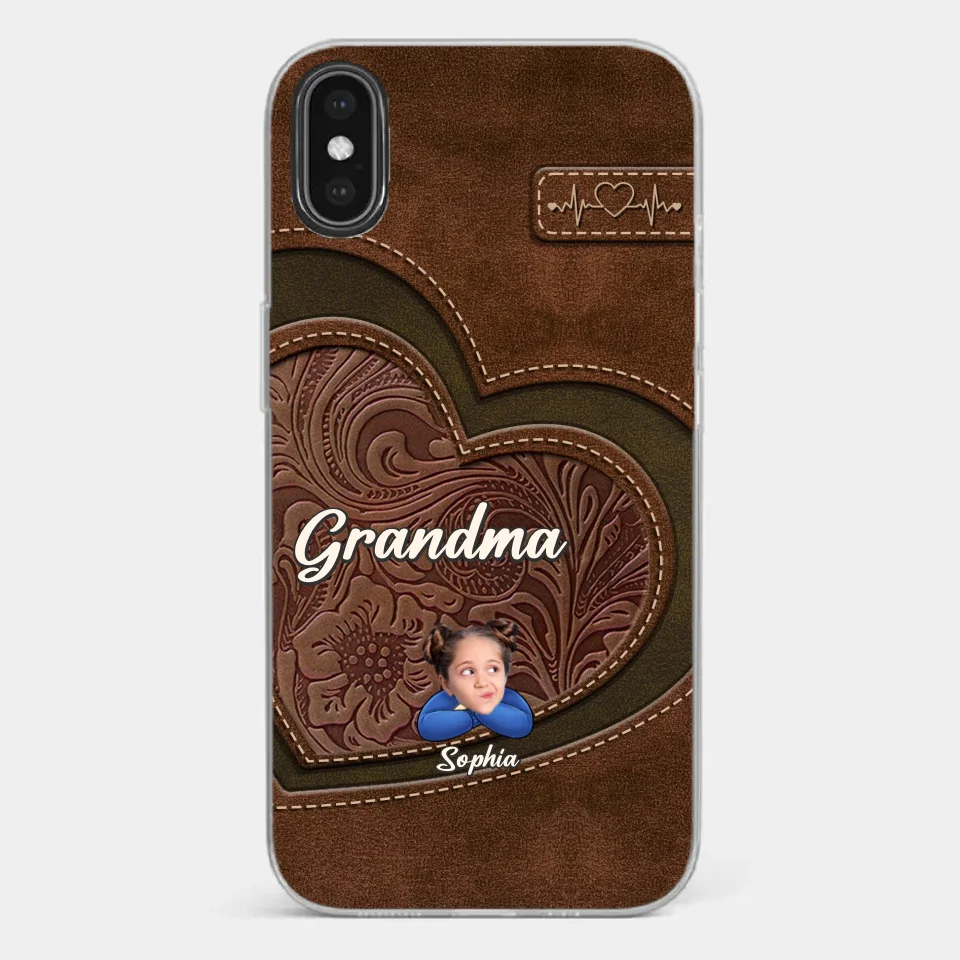 Custom Photo My Favorite People Call Me Grandma - Family Personalized Custom Clear Phone Case - Gift For Mom, Grandma