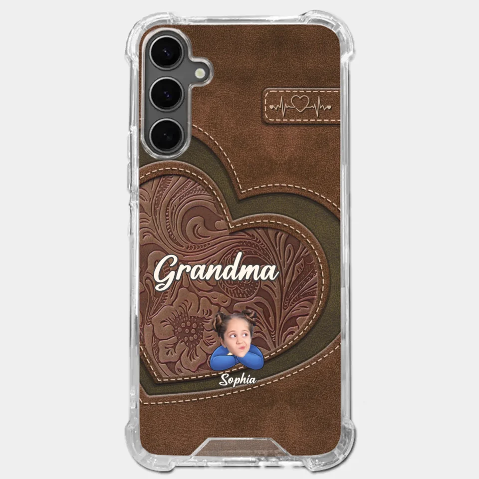 Custom Photo My Favorite People Call Me Grandma - Family Personalized Custom Clear Phone Case - Gift For Mom, Grandma