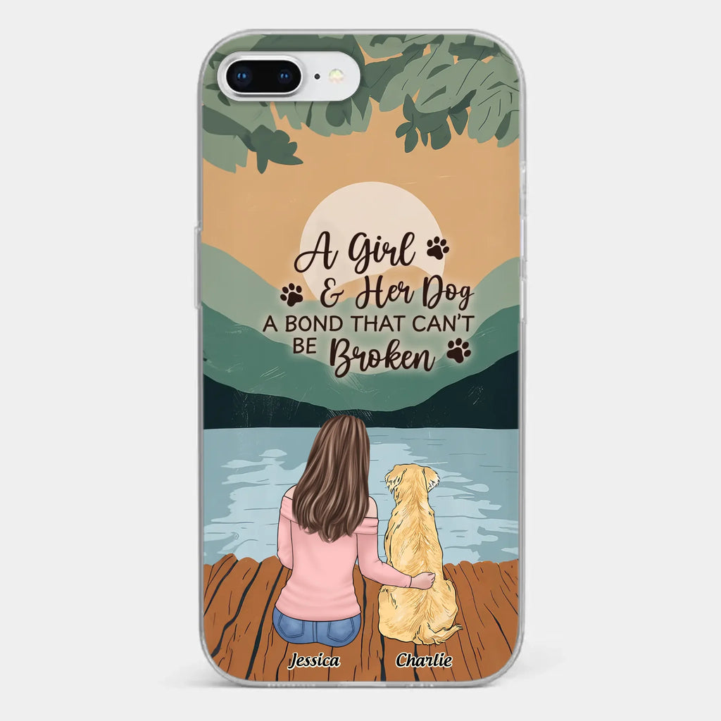 A Heart Full Of Paws - Dog Personalized Custom Clear Phone Case - Gift For Pet Owners, Pet Lovers