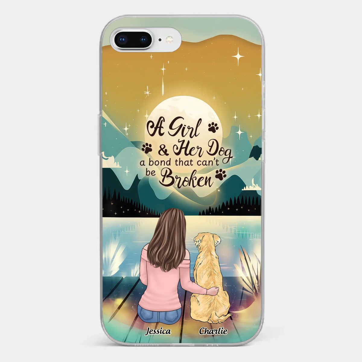 Unconditional Fur-love - Dog Personalized Custom Clear Phone Case - Gift For Pet Owners, Pet Lovers