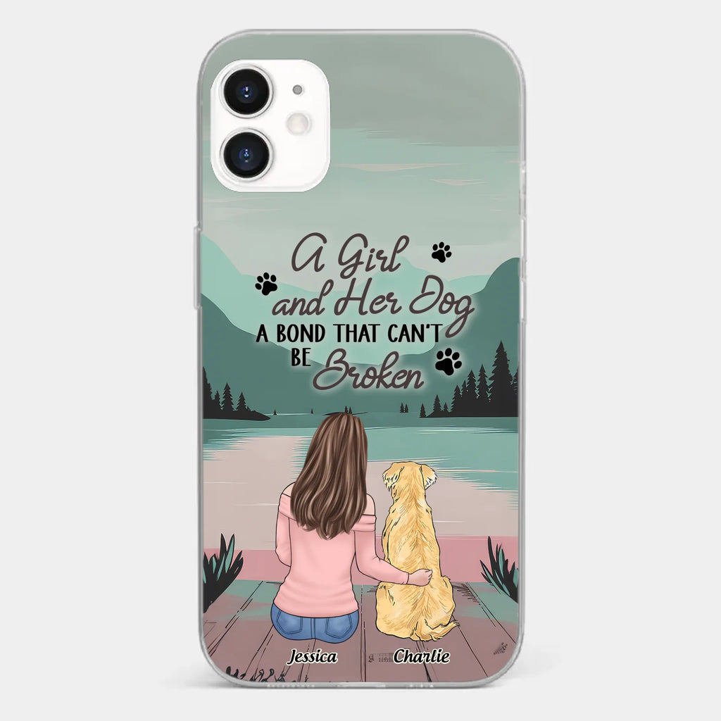 Tails Of Love - Dog Personalized Custom Clear Phone Case - Gift For Pet Owners, Pet Lovers