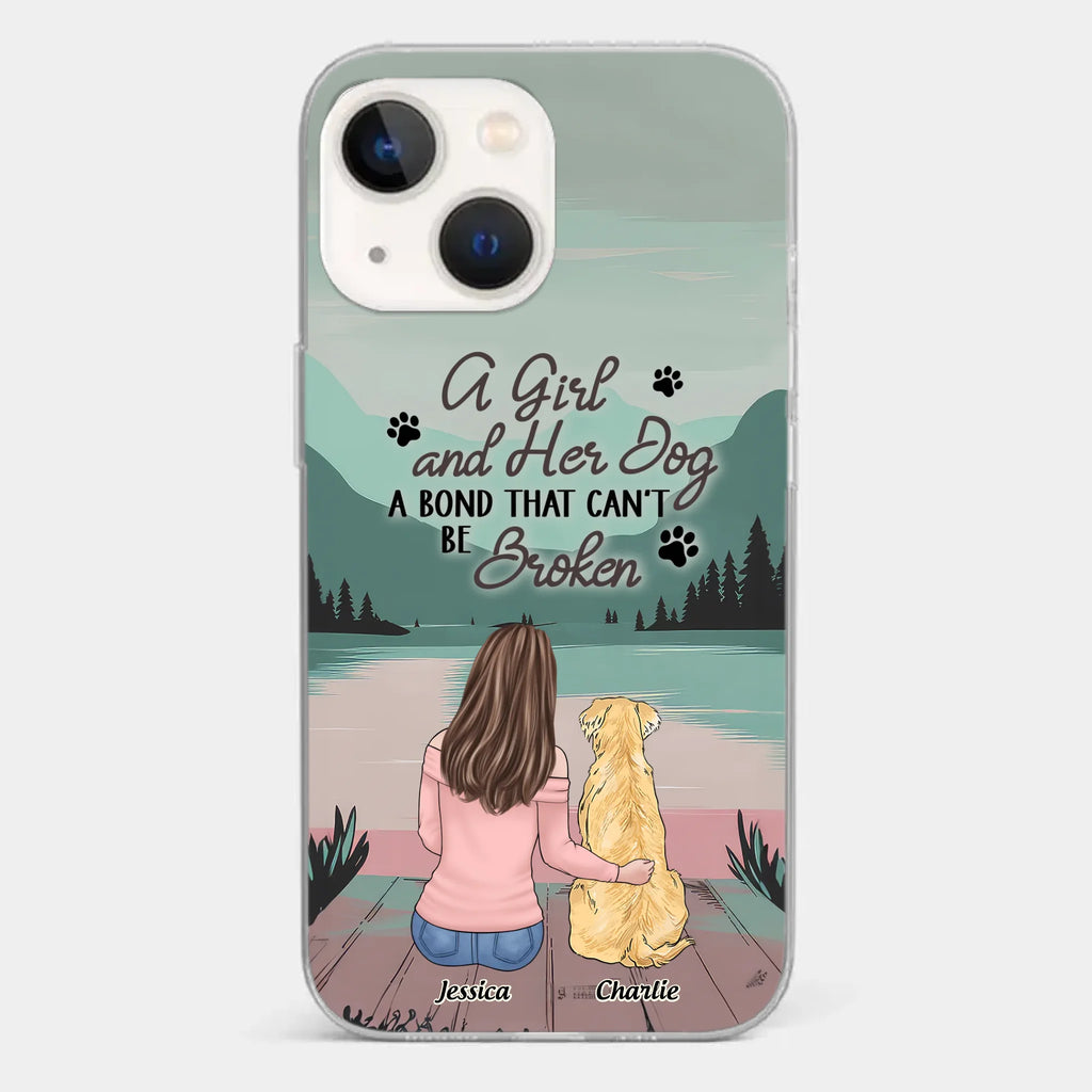 Tails Of Love - Dog Personalized Custom Clear Phone Case - Gift For Pet Owners, Pet Lovers