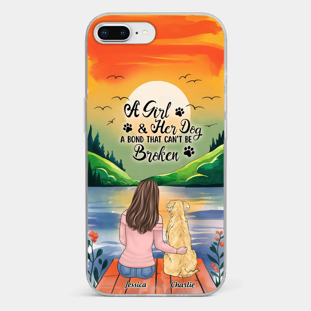 Paw-some Love - Dog Personalized Custom Clear Phone Case - Gift For Pet Owners, Pet Lovers