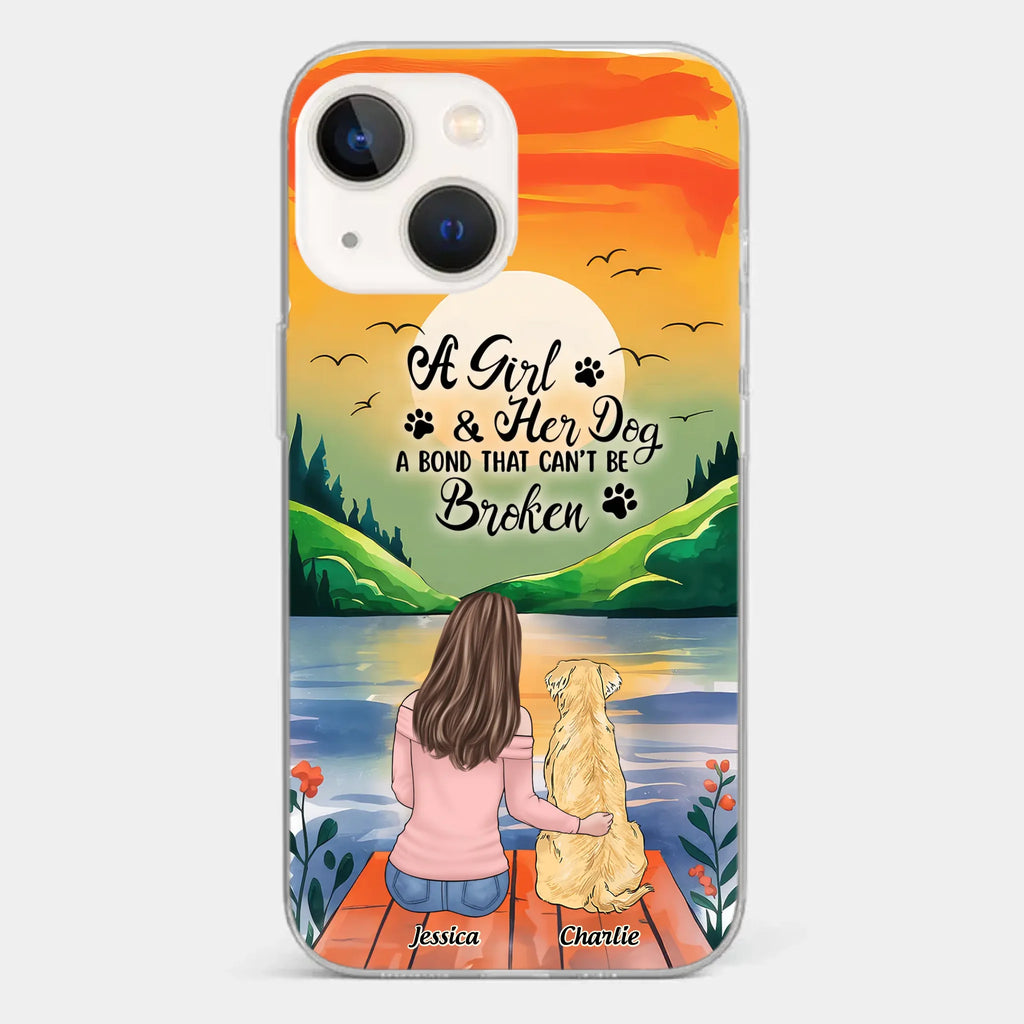 Paw-some Love - Dog Personalized Custom Clear Phone Case - Gift For Pet Owners, Pet Lovers