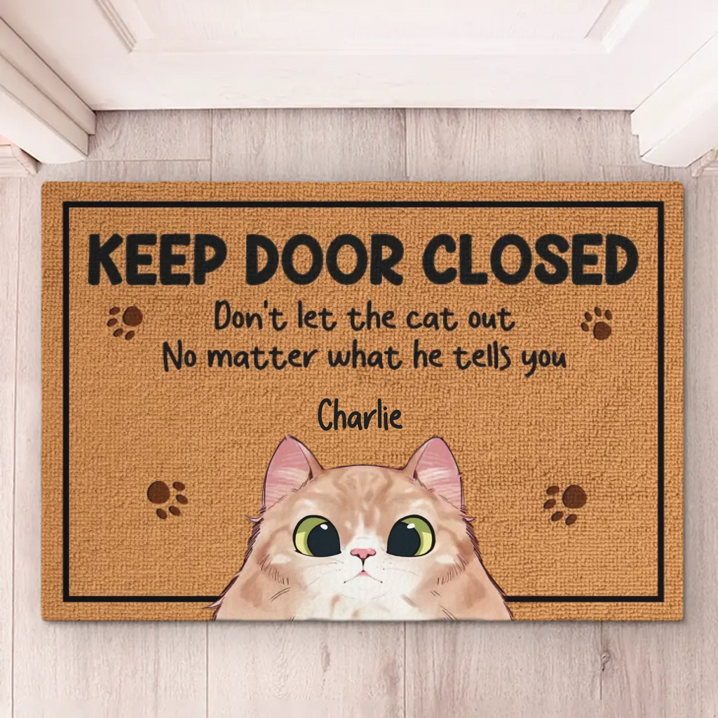 Every Day Is Caturday With You - Cat Personalized Custom Home Decor Decorative Mat - House Warming Gift For Pet Owners, Pet Lovers