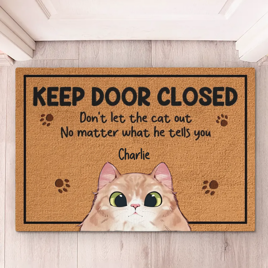 Every Day Is Caturday With You - Cat Personalized Custom Home Decor Decorative Mat - House Warming Gift For Pet Owners, Pet Lovers