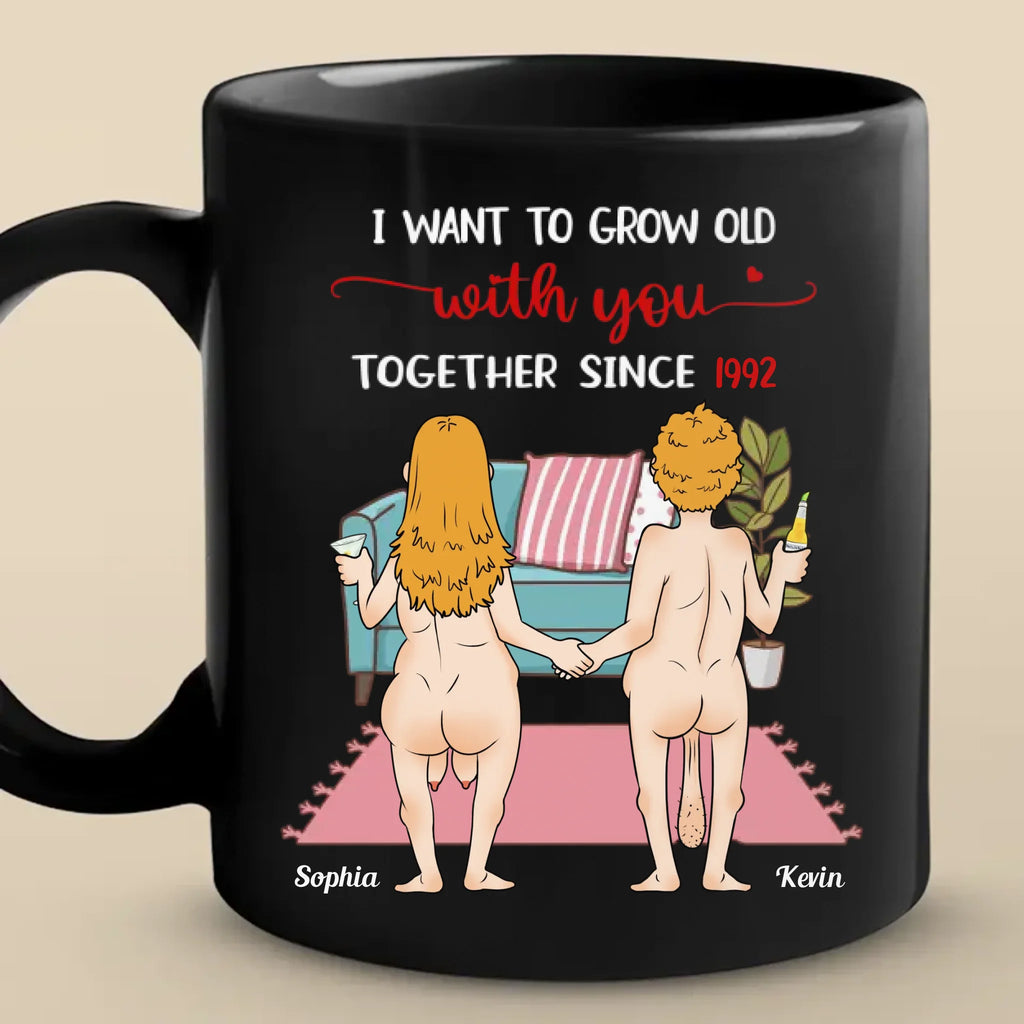 It's You And Me, Babe - Couple Personalized Custom Mug - Gift For Husband Wife, Anniversary