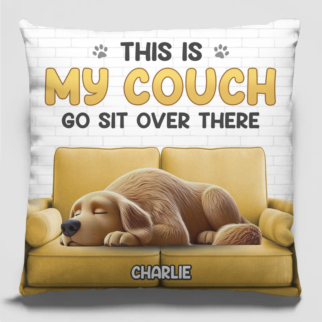 A Cozy Way To Celebrate Your Love For Your Pup - Dog Personalized Custom Pillow - Gift For Pet Owners, Pet Lovers
