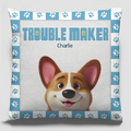 Cute But Guilty - Dog & Cat Personalized Custom Pillow - Gift For Pet Owners, Pet Lovers