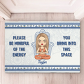 Find Your Balance, Find Yourself - Yoga Personalized Custom Home Decor Decorative Mat - House Warming Gift For Yoga Lovers