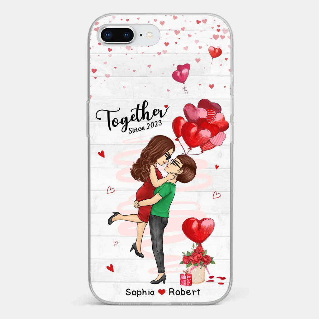 My Love For You Is Endless - Couple Personalized Custom Clear Phone Case - Gift For Husband Wife, Anniversary