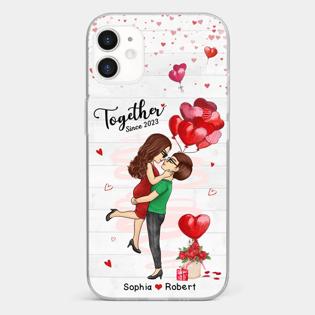My Love For You Is Endless - Couple Personalized Custom Clear Phone Case - Gift For Husband Wife, Anniversary