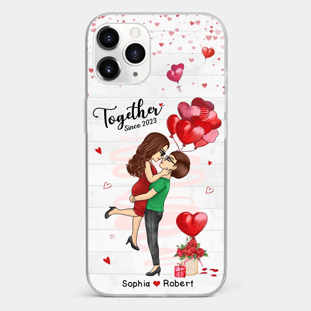 My Love For You Is Endless - Couple Personalized Custom Clear Phone Case - Gift For Husband Wife, Anniversary